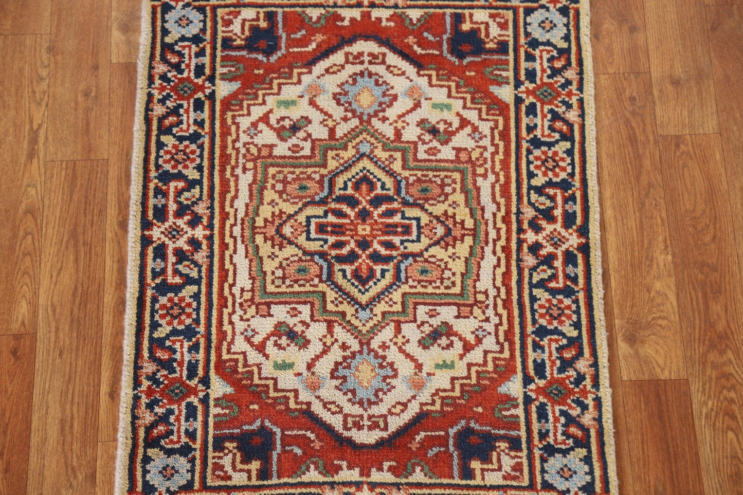 Geometric Heriz Serapi Oriental Rug 2x3