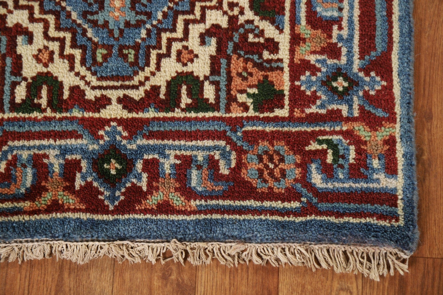 Light Blue Heriz Serapi Wool Rug 2x3