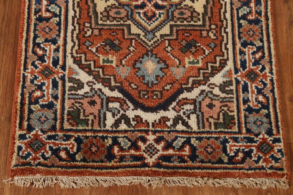 Wool Heriz Serapi Handmade Rug 2x3