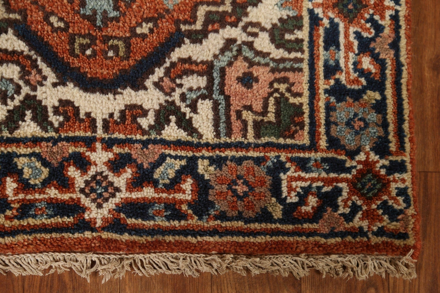 Wool Heriz Serapi Handmade Rug 2x3