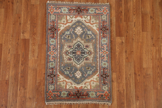 Gray Heriz Serapi Oriental Wool Rug 2x3