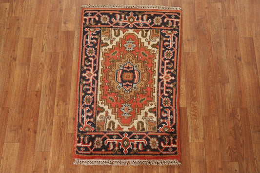 Geometric Heriz Serapi Oriental Rug 2x3