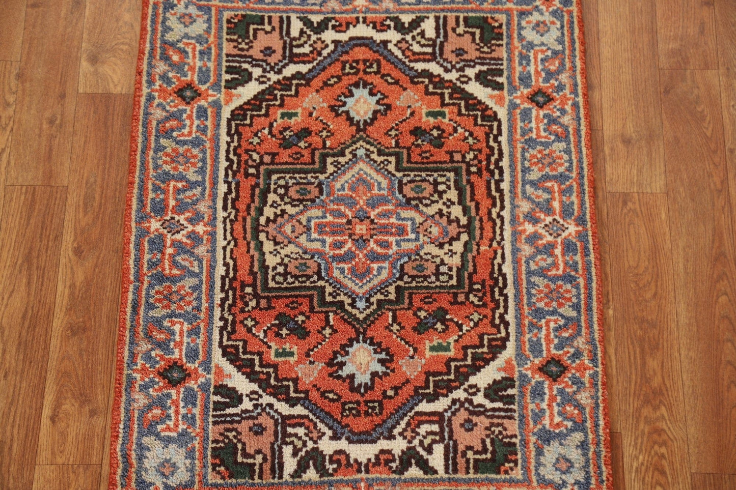 Geometric Heriz Serapi Handmade Rug 2x3