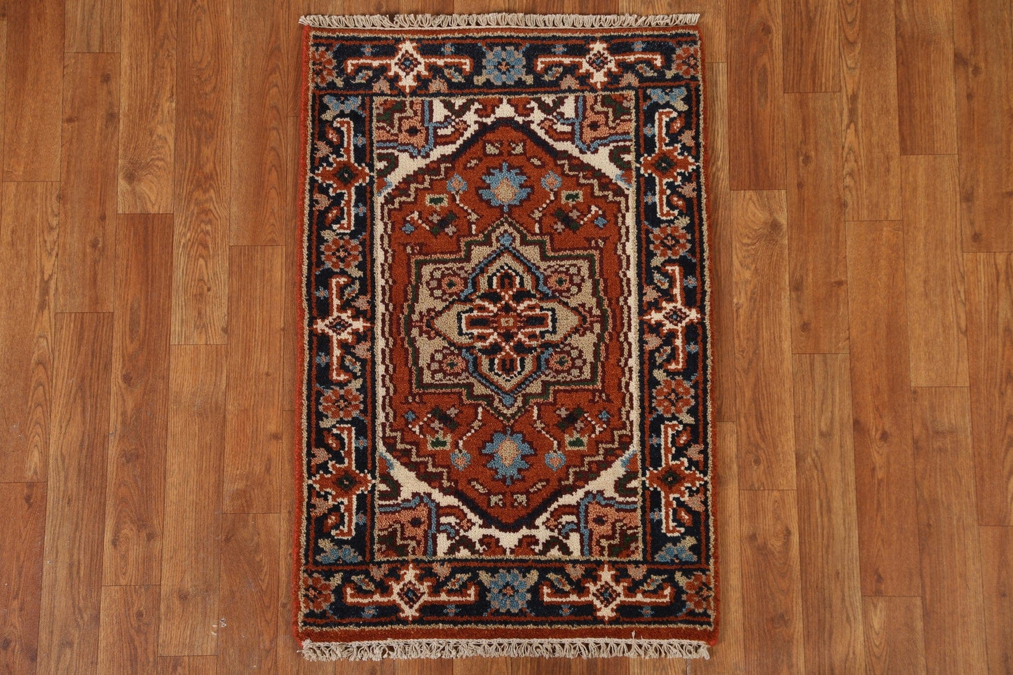 Wool Heriz Serapi Geometric Rug 2x3