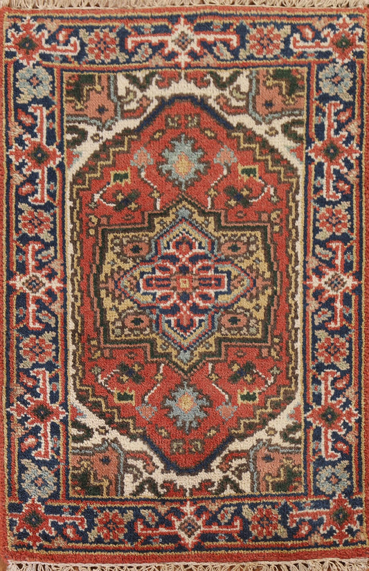 Hand-Knotted Heriz Serapi Oriental Rug 2x3