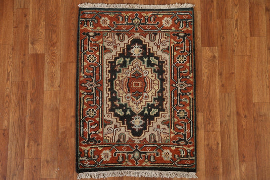 Geometric Heriz Serapi Oriental Rug 2x3