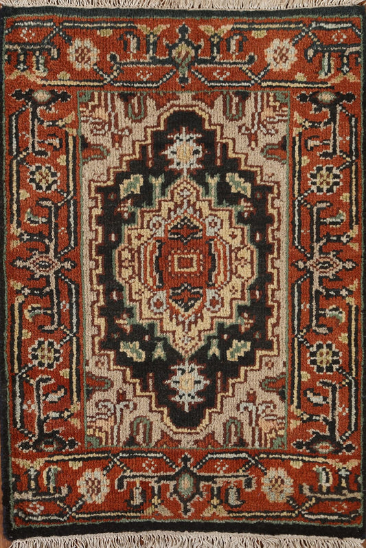 Geometric Heriz Serapi Oriental Rug 2x3