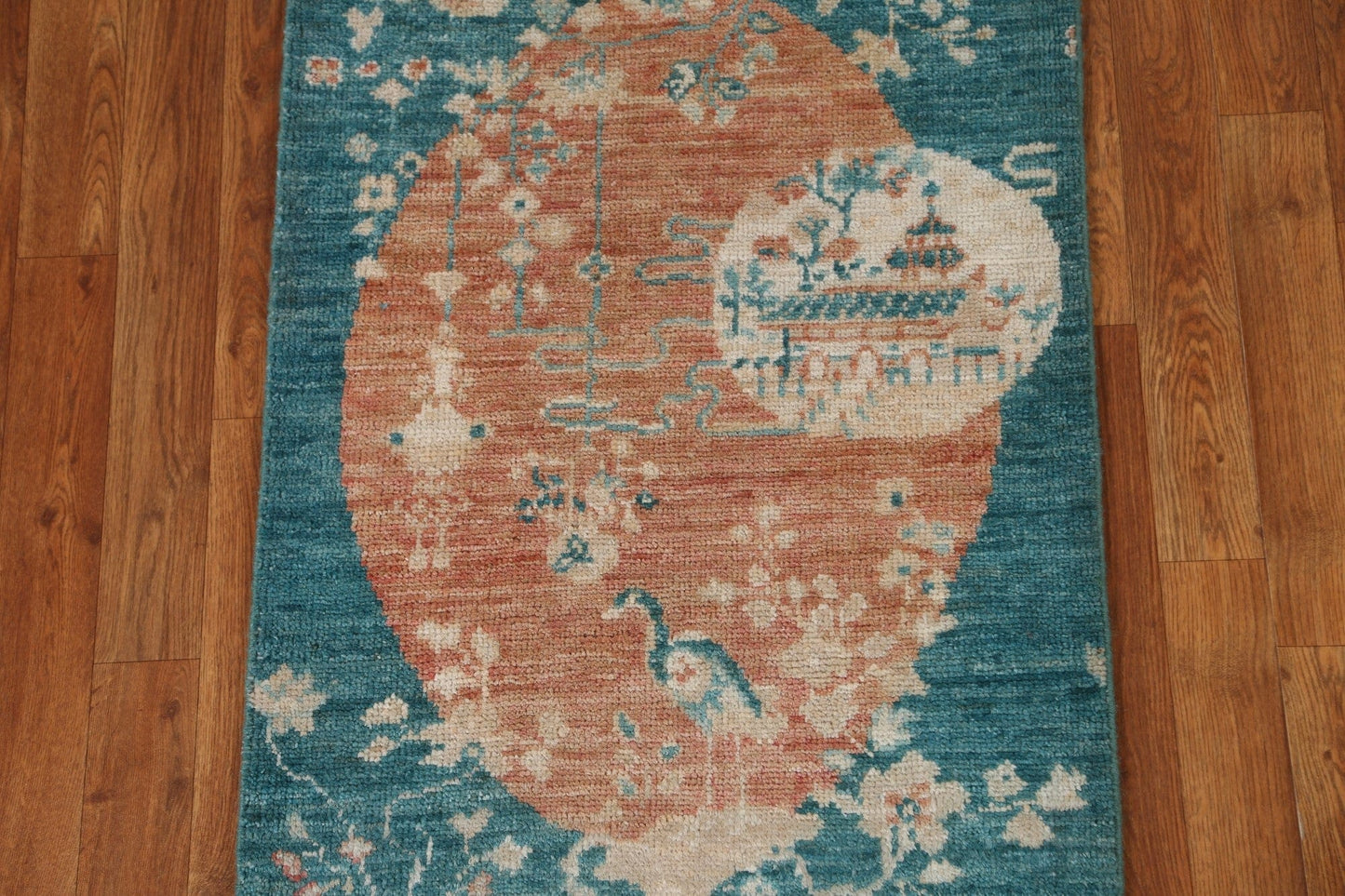 Animal Pictorial Art Deco Oriental Rug 2x3