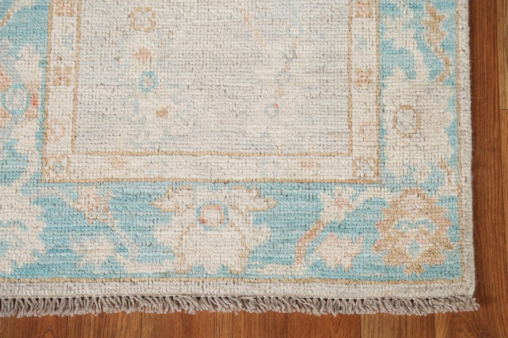 Muted Wool Oushak Turkish Wool Rug 2x3