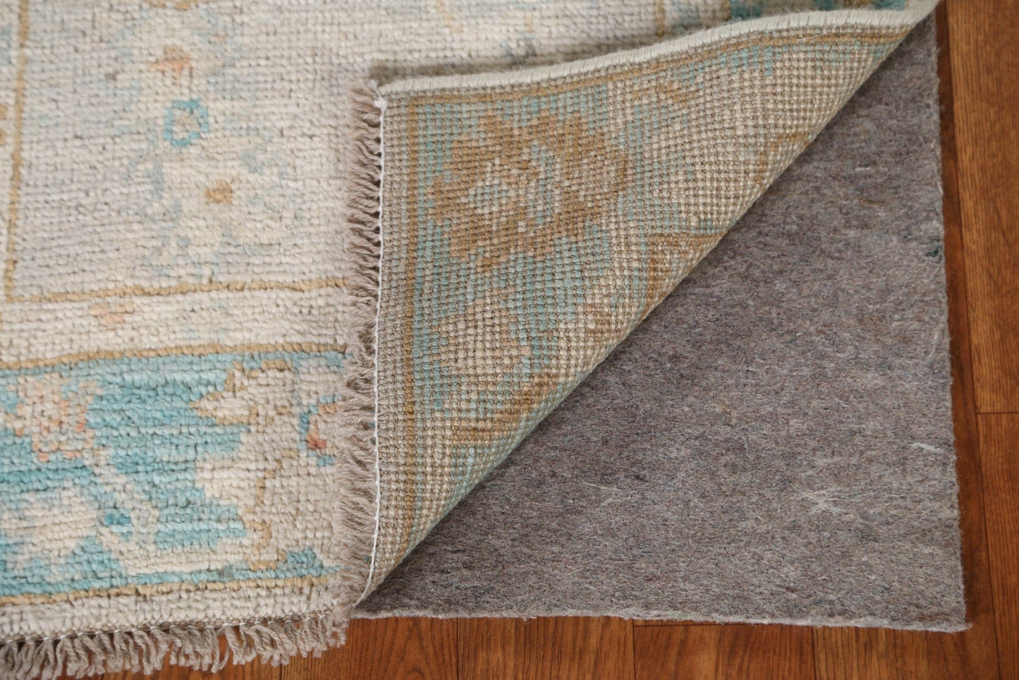 Muted Wool Oushak Turkish Wool Rug 2x3