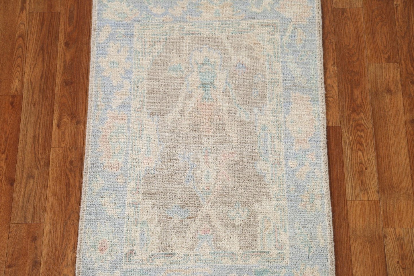 Muted Oushak Turkish Area Rug 2x3