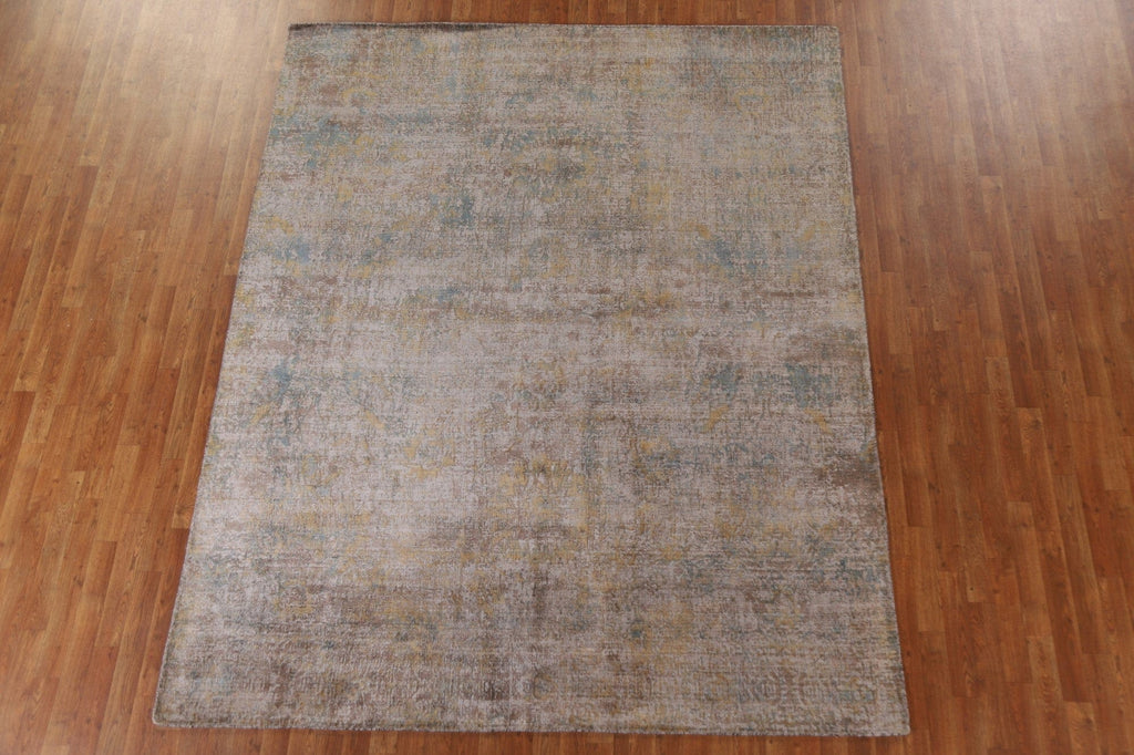 Distressed Look Abstract Area Rug 8x10