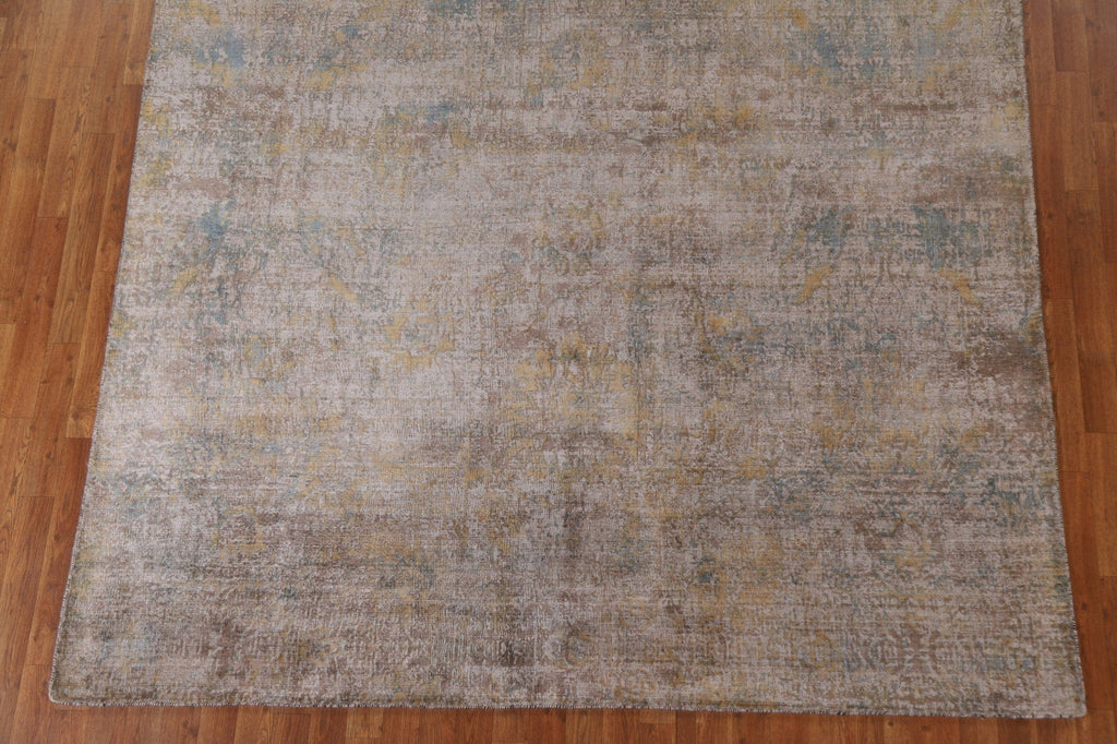 Distressed Look Abstract Area Rug 8x10