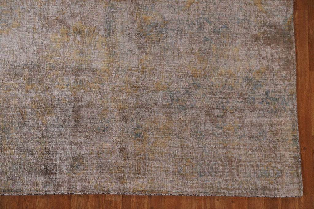 Distressed Look Abstract Area Rug 8x10