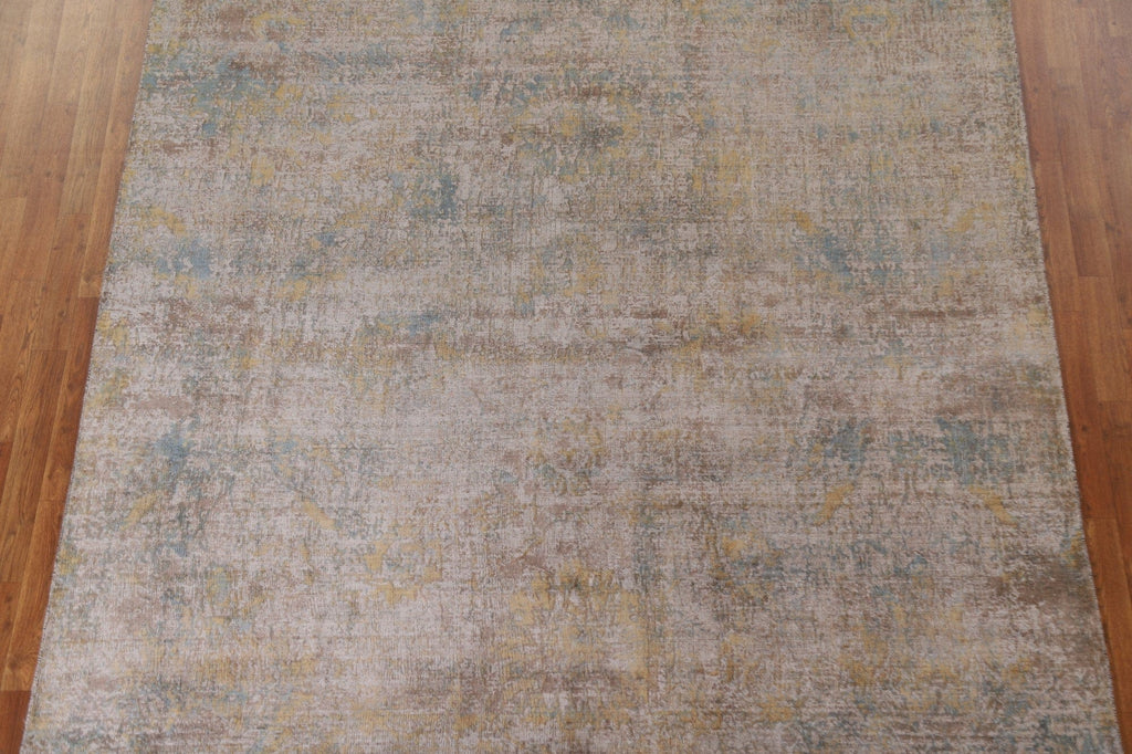 Distressed Look Abstract Area Rug 8x10