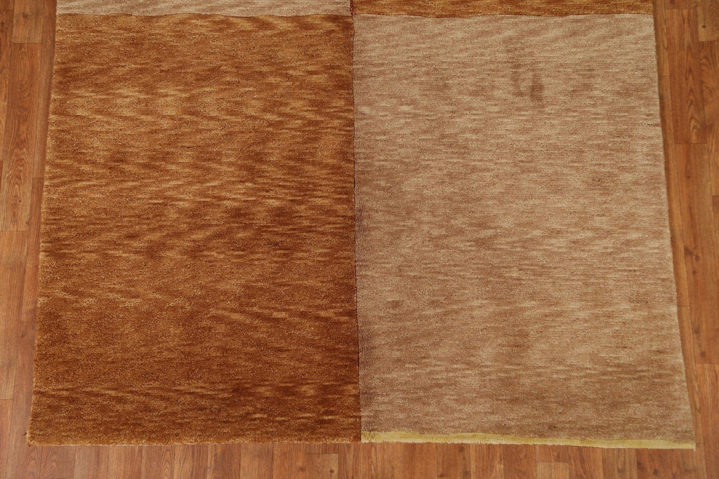 Modern Gabbeh Oriental Area Rug 6x8