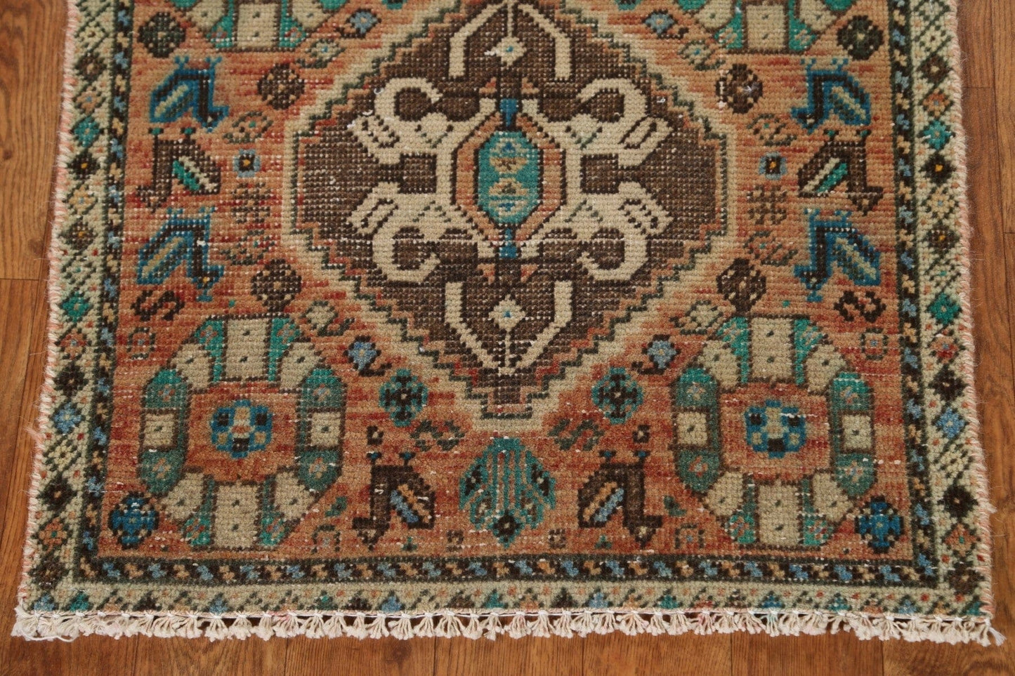 Tribal Gharajeh Persian Square Rug 2x2