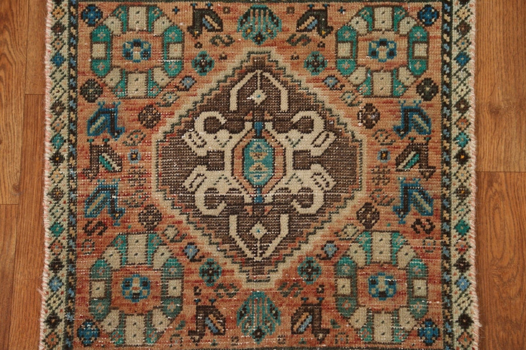 Tribal Gharajeh Persian Square Rug 2x2