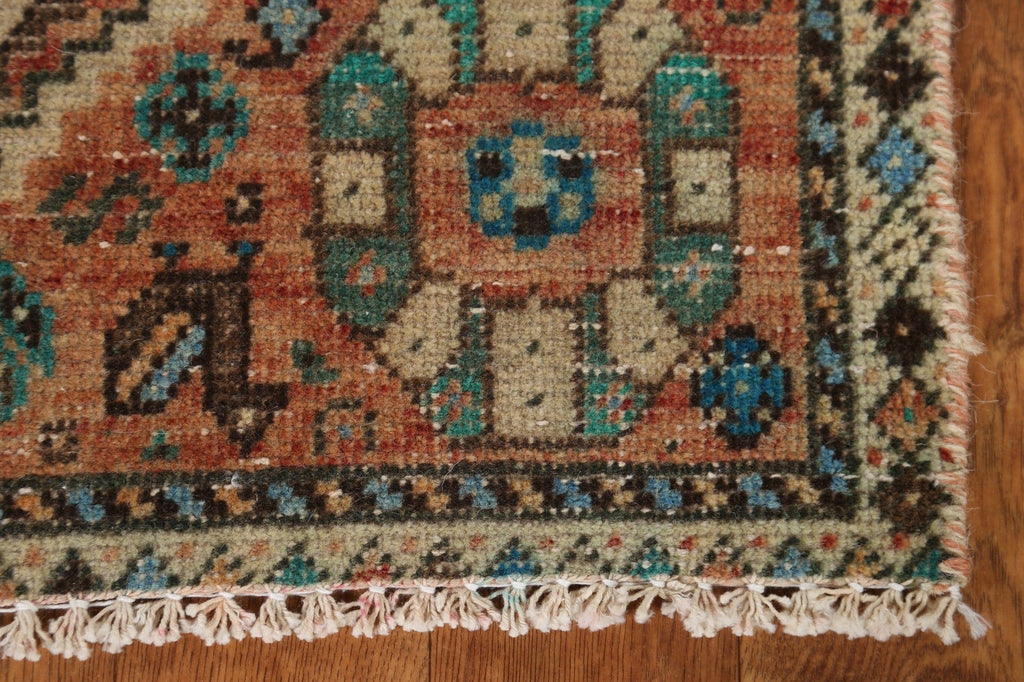 Tribal Gharajeh Persian Square Rug 2x2