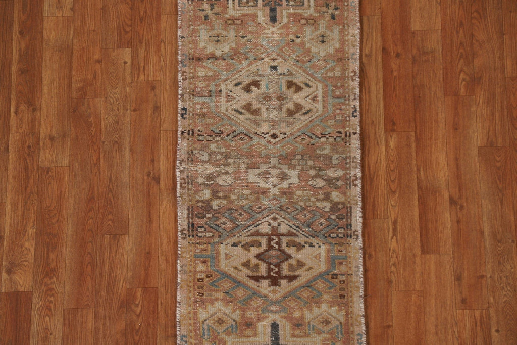 Tribal Gharajeh Persian Runner Rug 2x5