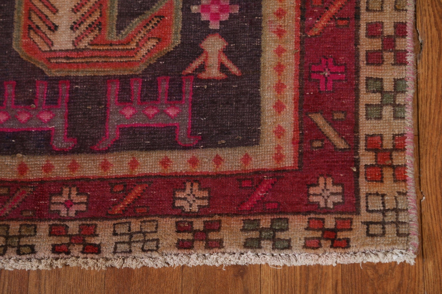 Tribal Meshkin Persian Runner Rug 4x10