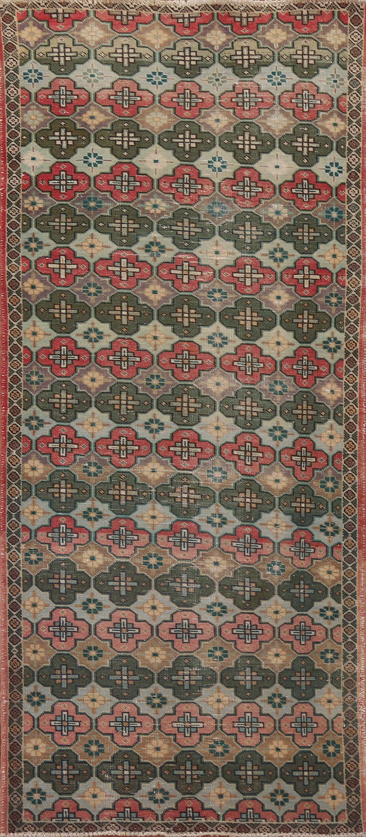 All-Over Tabriz Persian Runner Rug 4x9