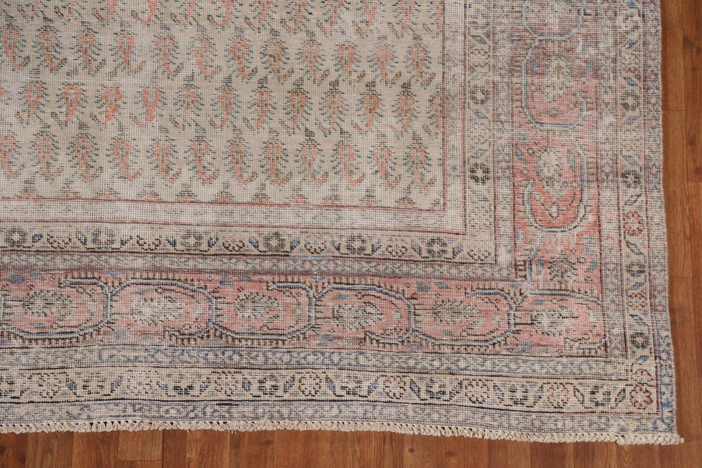 Distressed Botemir Persian Area Rug 7x11