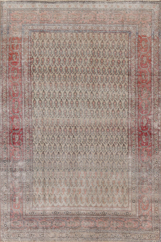 Distressed Botemir Persian Area Rug 7x11