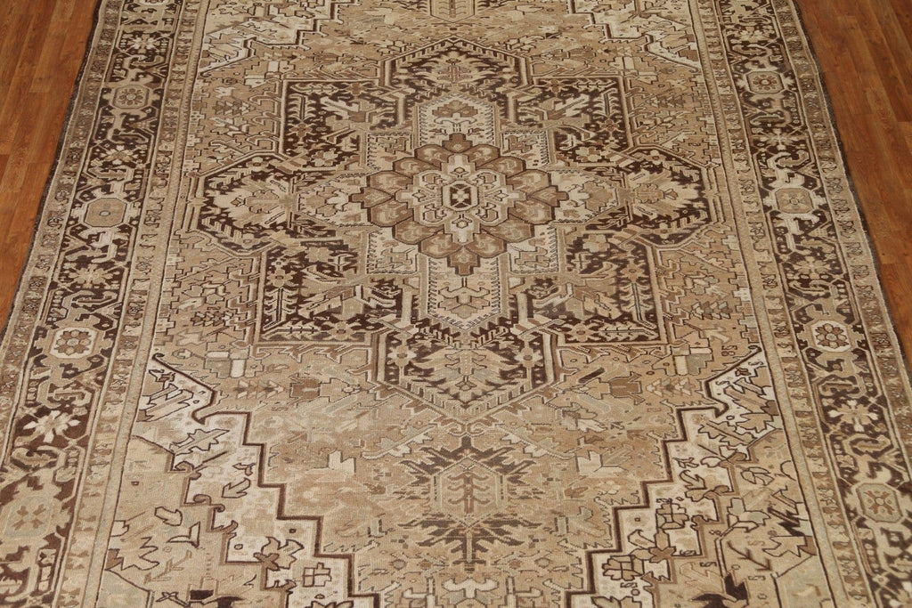 Geometric Heriz Persian Large Rug 10x14