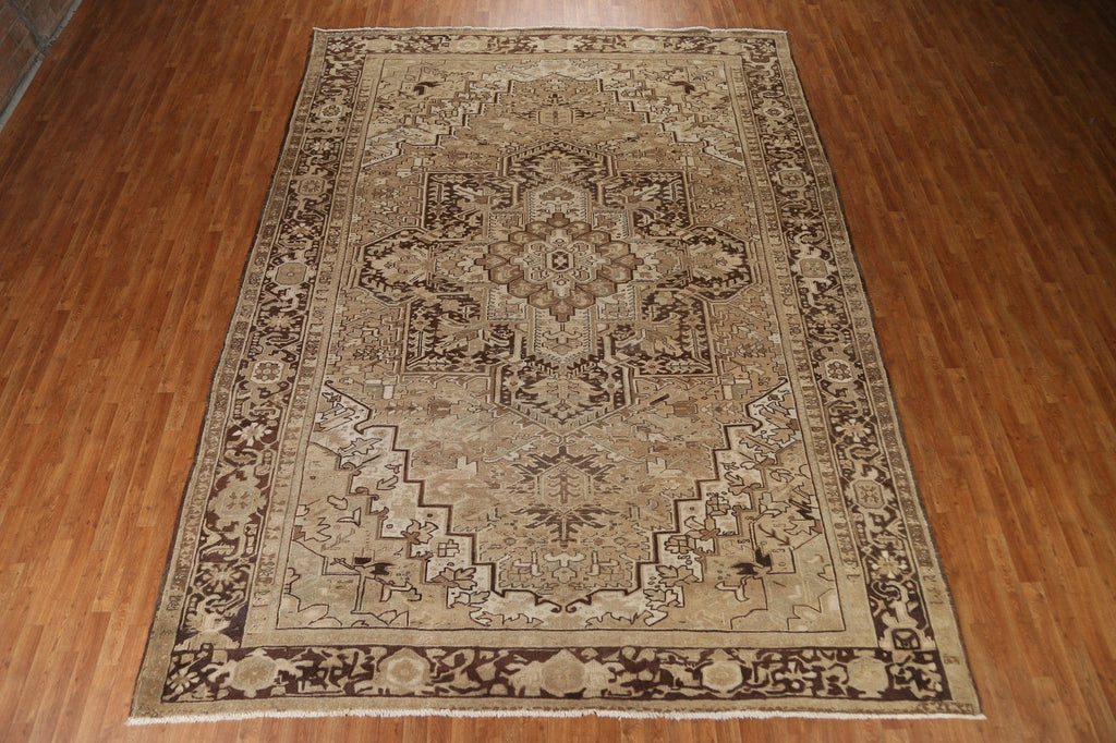 Geometric Heriz Persian Large Rug 10x14