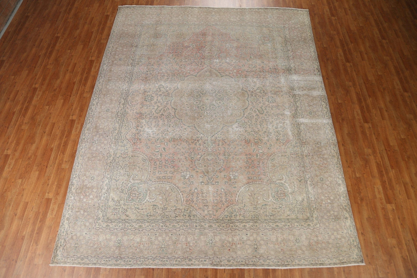 Distressed Tabriz Persian Area Rug 10x12