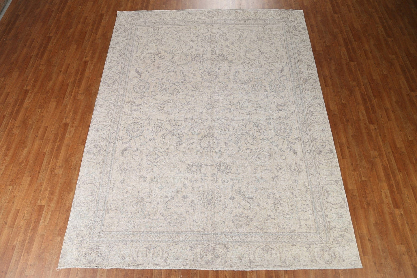 Distressed Tabriz Persian Area Rug 9x12