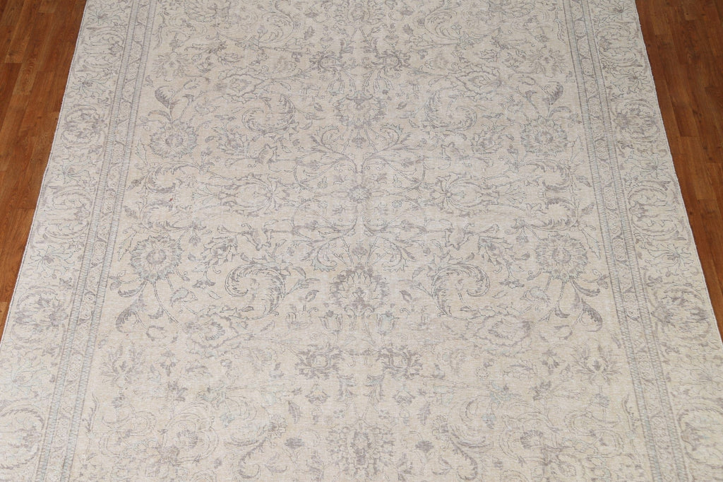 Distressed Tabriz Persian Area Rug 9x12