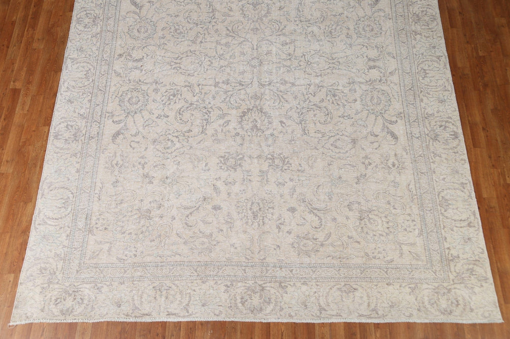 Distressed Tabriz Persian Area Rug 9x12