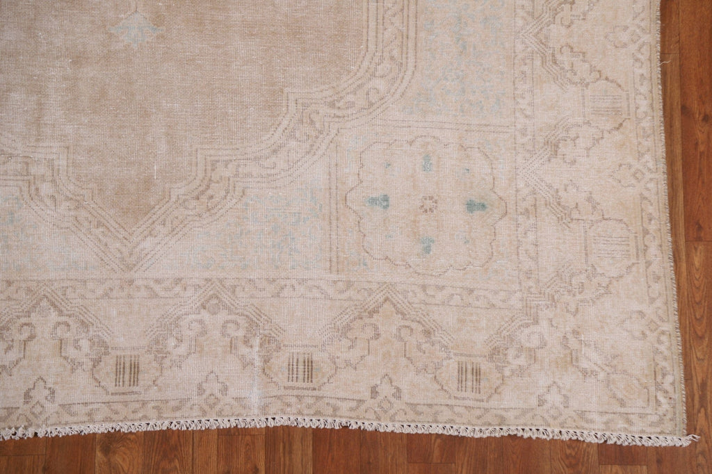 Distressed Kerman Persian Area Rug 6x8