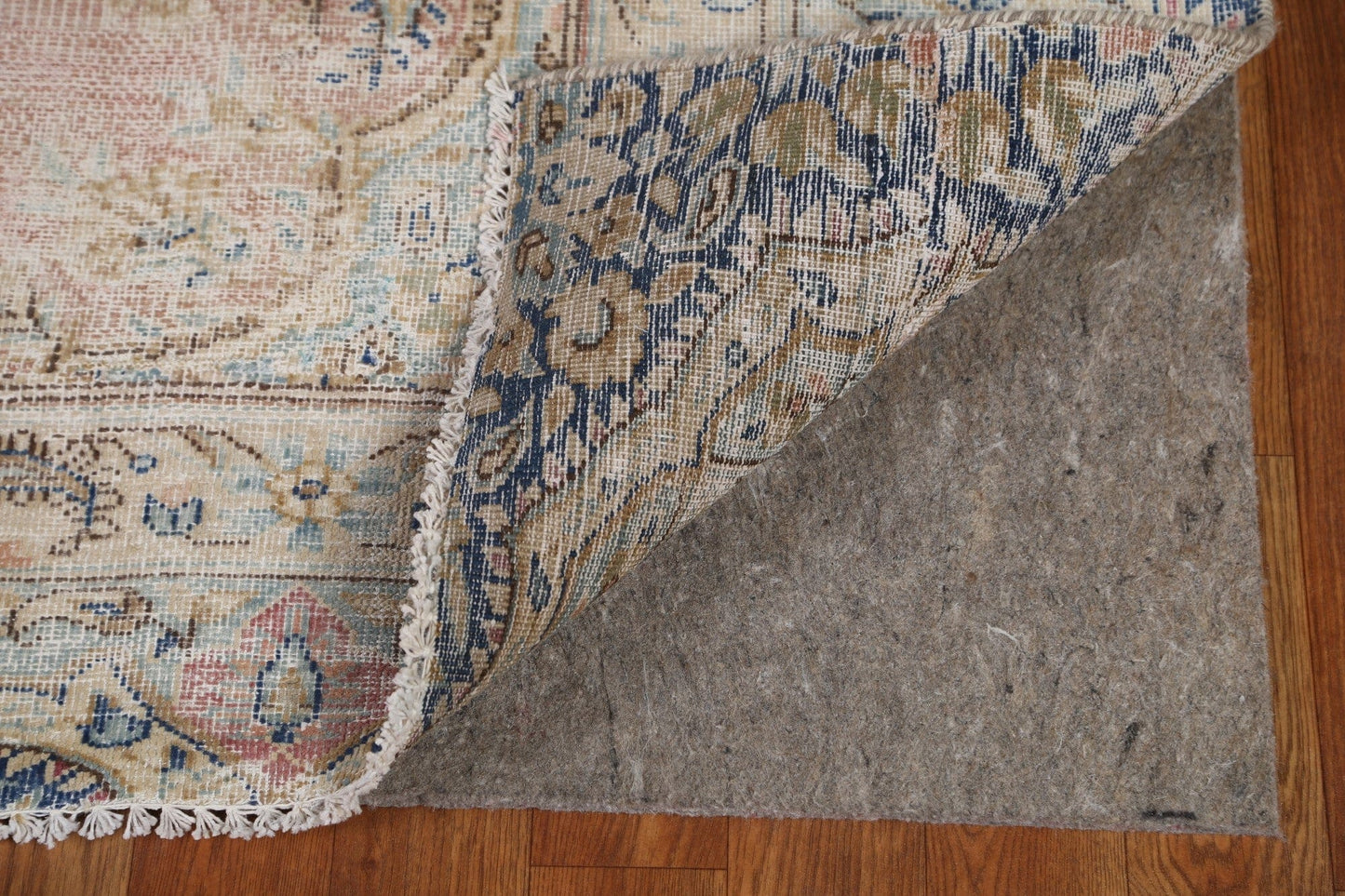 Distressed Kerman Persian Area Rug 9x10