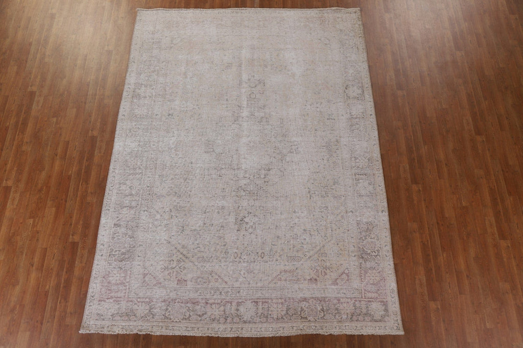 Distressed Tabriz Persian Area Rug 8x11