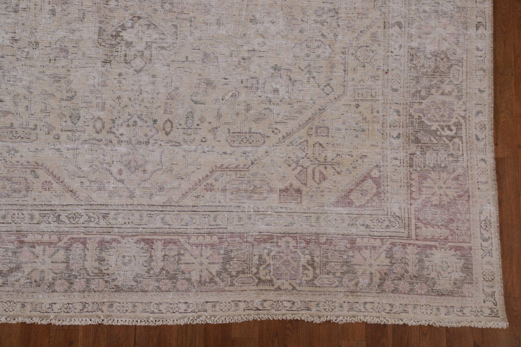 Distressed Tabriz Persian Area Rug 8x11