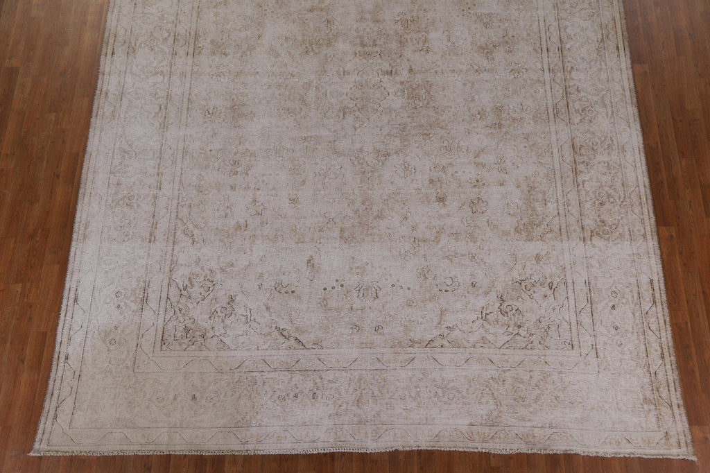 Distressed Kerman Persian Area Rug 10x13