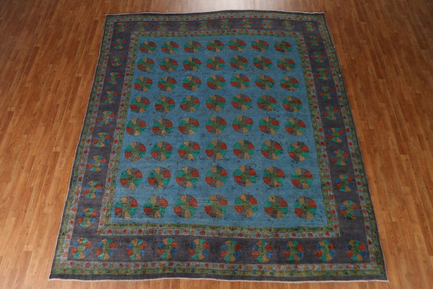 Over-Dyed Tabriz Persian Area Rug 10x11