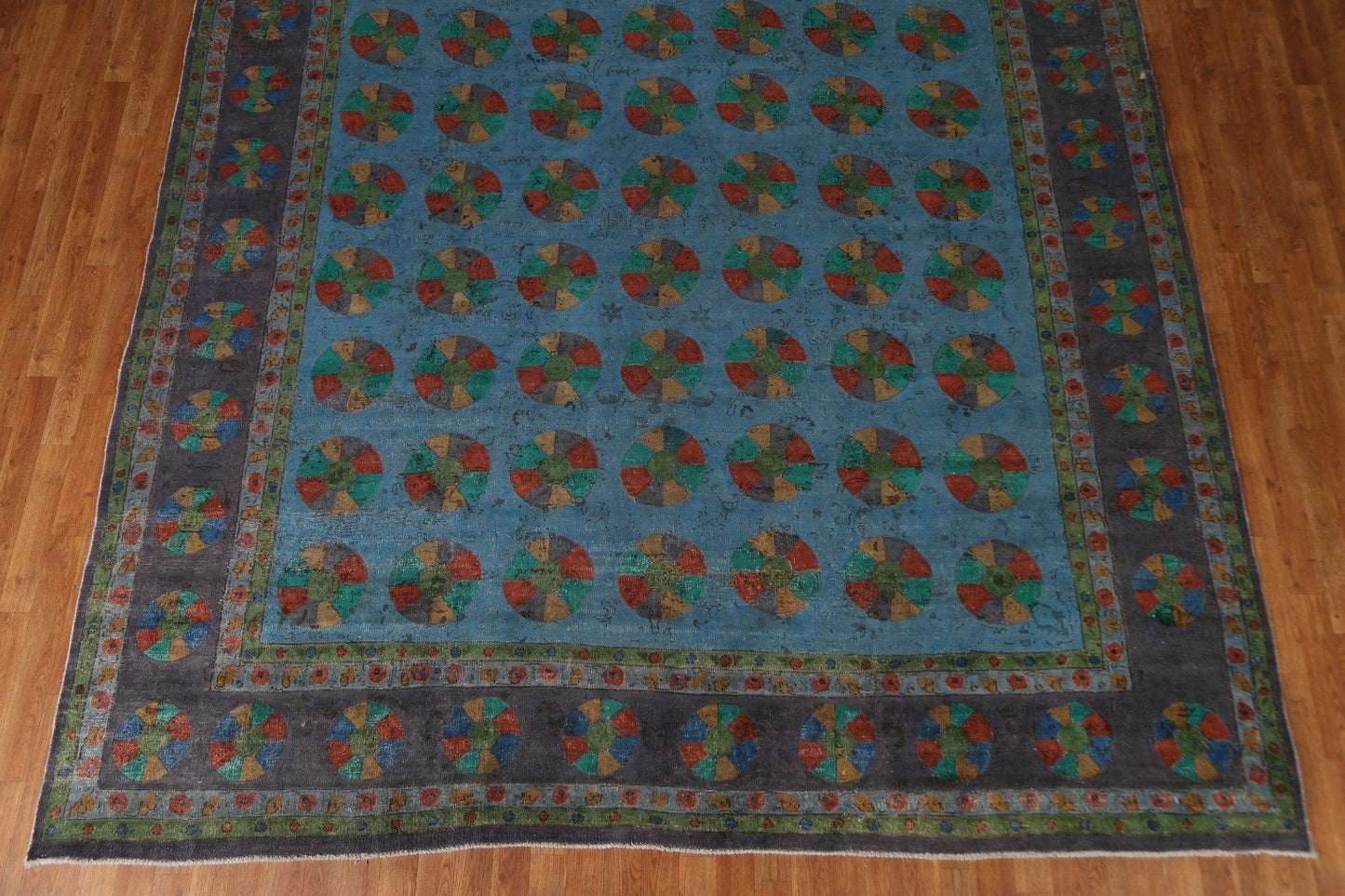 Over-Dyed Tabriz Persian Area Rug 10x11