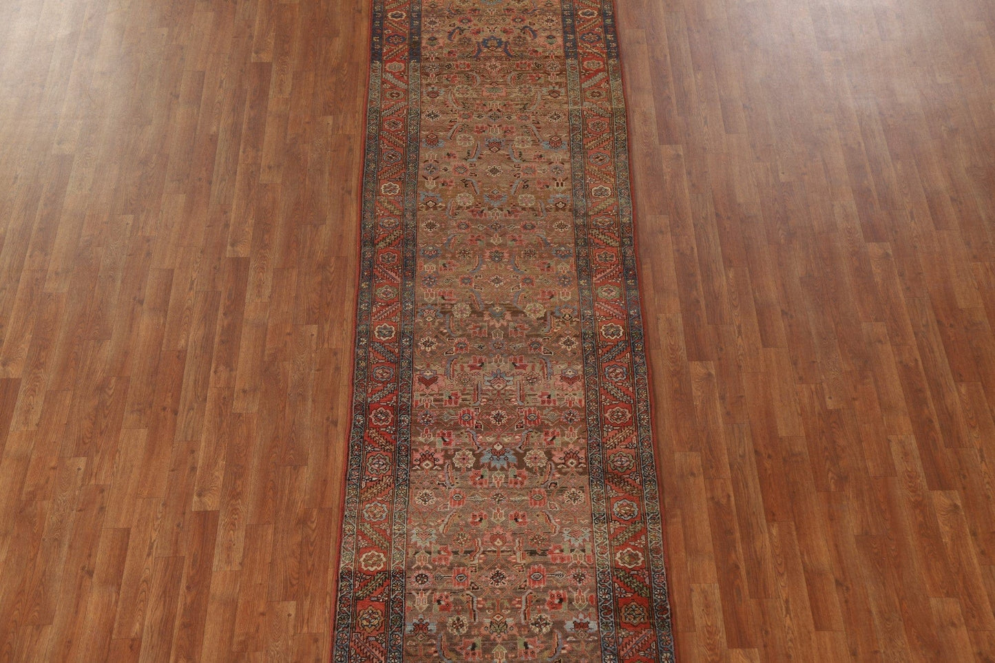 Vegetable Dye Heriz Bakhshayesh Persian Rug 3x17