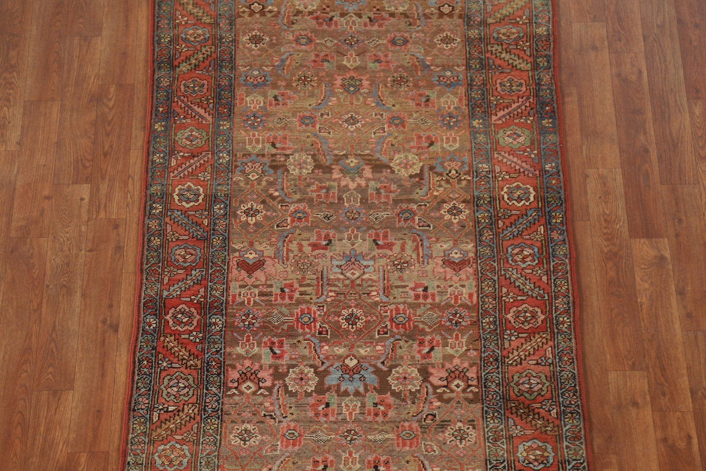 Vegetable Dye Heriz Bakhshayesh Persian Rug 3x17