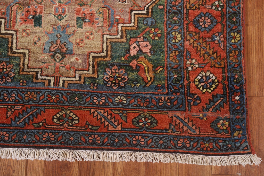 Vegetable Dye Heriz Bakhshayesh Persian Rug 3x17