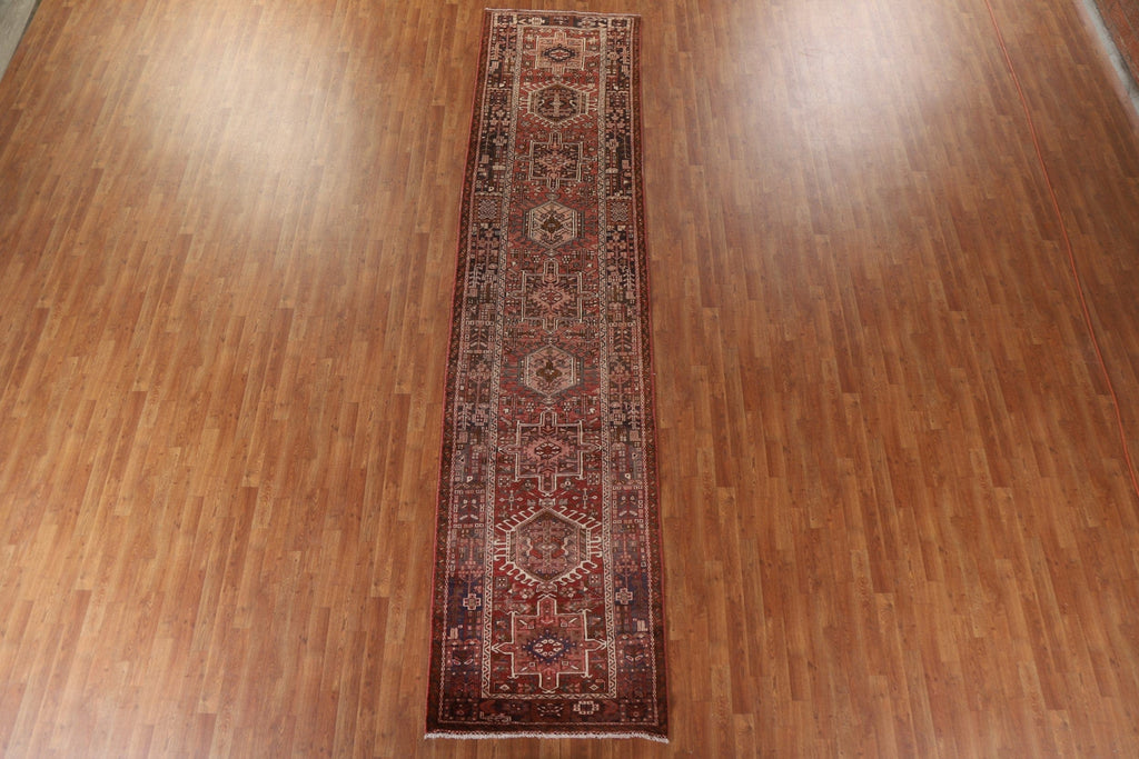 Tribal Gharajeh Persian Runner Rug 3x15