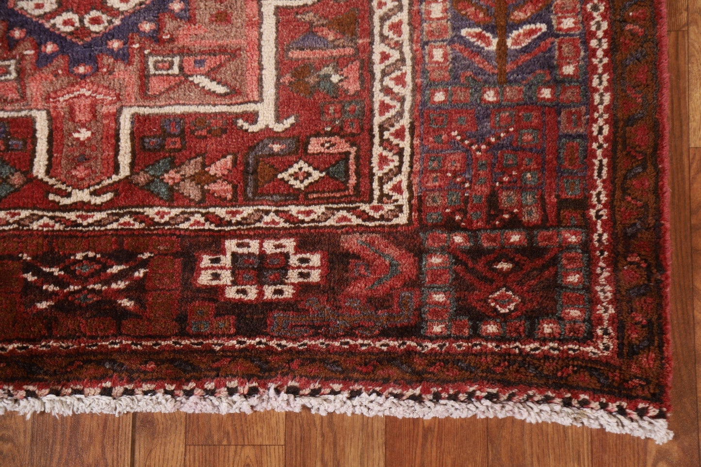 Tribal Gharajeh Persian Runner Rug 3x15