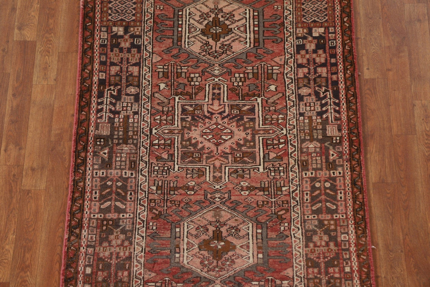 Tribal Gharajeh Persian Runner Rug 3x15