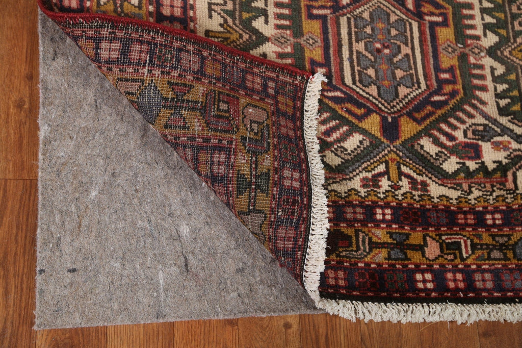 Antique Vegetable Dye Heriz Persian Runner Rug 3x9