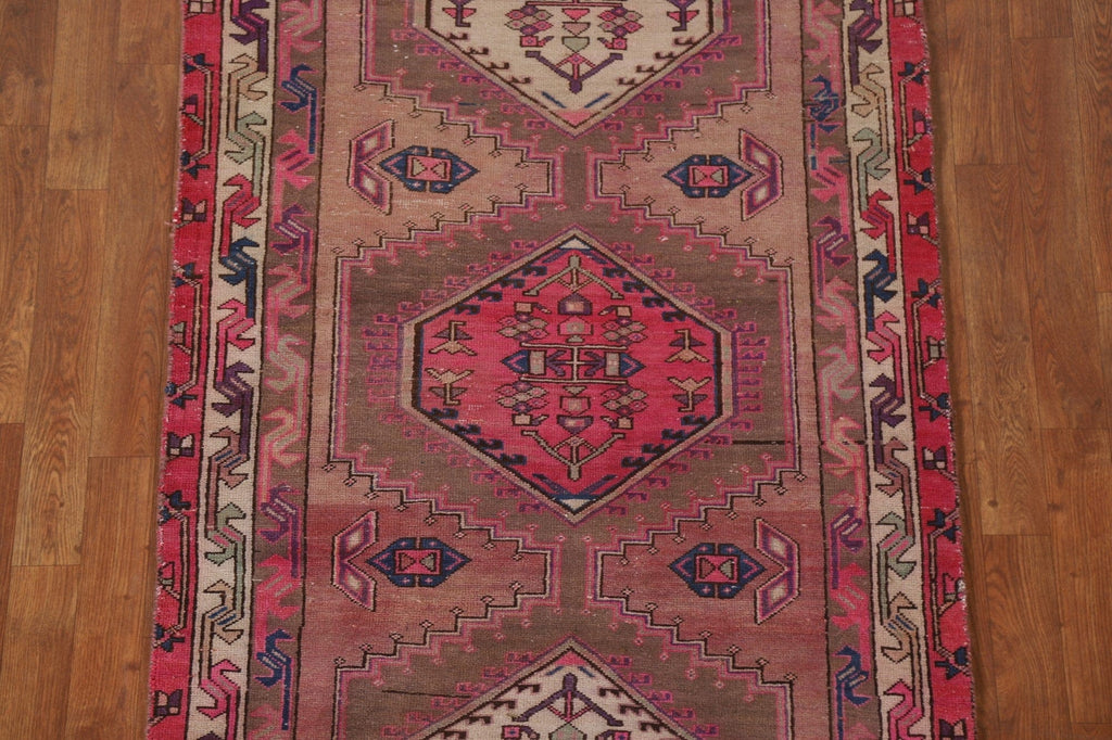 Geometric Ardebil Persian Runner Rug 3x11