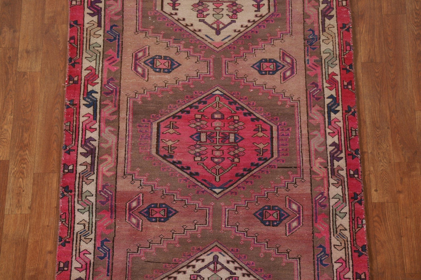 Geometric Ardebil Persian Runner Rug 3x11